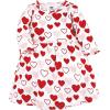 imageHudson Baby Baby Girls Cotton DressesRed Pink Hearts