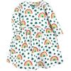 imageHudson Baby Baby Girls Cotton DressesSt Patricks Rainbow
