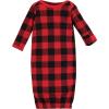 imageHudson Baby Unisex Baby Thermal GownBuffalo Plaid Moose