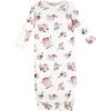 imageHudson Baby Unisex Baby Thermal GownDusty Rose Floral