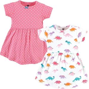 imageHudson Baby Baby Girls Cotton DressesCuteasaurus