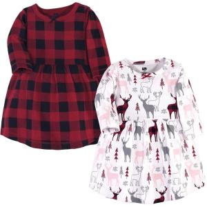 imageHudson Baby Baby Girls Cotton DressesDeer
