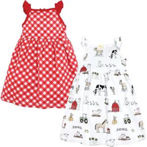 imageHudson Baby Baby Girls Cotton DressesFarm