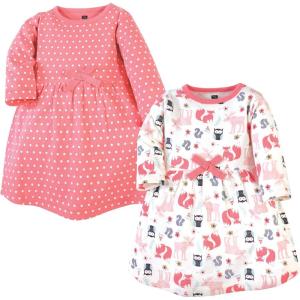 imageHudson Baby Baby Girls Cotton DressesForest