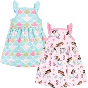 imageHudson Baby Baby Girls Cotton DressesMermaid Princess