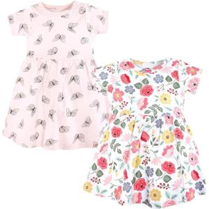 imageHudson Baby Baby Girls Cotton DressesModern Botanical