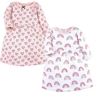 imageHudson Baby Baby Girls Cotton DressesModern Rainbow