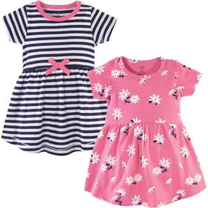 imageHudson Baby Baby Girls Cotton DressesPink Daisy