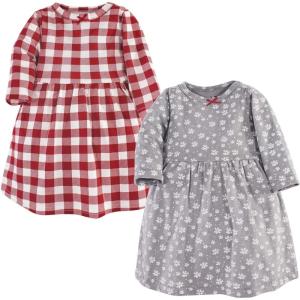 imageHudson Baby Baby Girls Cotton DressesSnowflake