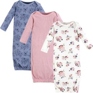 imageHudson Baby Unisex Baby Thermal GownDusty Rose Floral