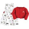 imageHudson Baby Baby Girls Cotton Dress and Cardigan SetFarm