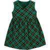 imageHudson Baby Baby Girls Cotton Dress and Cardigan SetForest Green Plaid