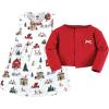 imageHudson Baby Baby Girls Cotton Dress and Cardigan SetNorth Pole