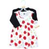 imageHudson Baby Baby Girls Cotton Dress and Cardigan SetPoppy Daisy