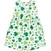imageHudson Baby Baby Girls Cotton Dress and Cardigan SetShamrocks