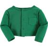 imageHudson Baby Baby Girls Cotton Dress and Cardigan SetSt Patricks Rainbow