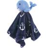 imageHudson Baby Baby Girls Flannel Plush Sleep and Play and Security ToyWhale Anchor