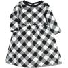 imageHudson Baby Unisex Baby Quilted Cotton Dress and LeggingsBlack Gold Plaid