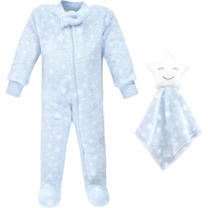 imageHudson Baby Baby Girls Flannel Plush Sleep and Play and Security ToyBoy Star