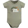 imageHudson Baby Unisex Baby Cotton Bodysuit Shorts and Shoe SetCool Dude