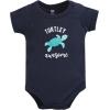 imageHudson Baby Unisex Baby Cotton Bodysuit Shorts and Shoe SetSea Turtle
