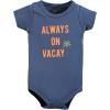 imageHudson Baby Unisex Baby Cotton Bodysuit Shorts and Shoe SetVacay
