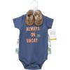 imageHudson Baby Unisex Baby Cotton Bodysuit Shorts and Shoe SetVacay
