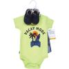 imageHudson Baby Unisex Baby Cotton Bodysuit Shorts and Shoe SetVacay Mode