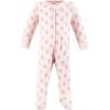 imageHudson Baby Unisex Baby Cotton Sleep and PlayPink Teddy Bear
