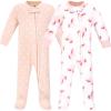 imageHudson Baby Unisex Baby Fleece Sleep and PlayPink Unicorn