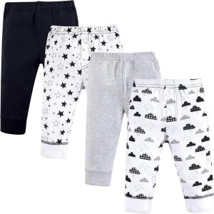 imageHudson Baby Baby Girls Cotton Pants and LeggingsMoon and Back