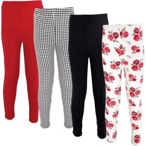 imageHudson Baby Baby Girls Cotton Pants and LeggingsRed Rose