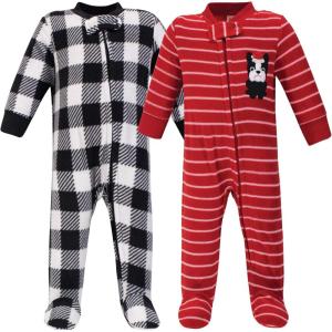 imageHudson Baby Unisex Baby Fleece Sleep and PlayChristmas Dog