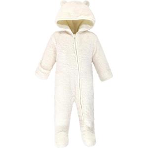 imageHudson Baby Unisex Baby Fleece Sleep and PlayCream Bear