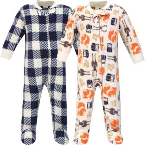imageHudson Baby Unisex Baby Fleece Sleep and PlayForest
