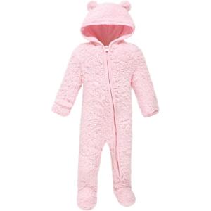 imageHudson Baby Unisex Baby Fleece Sleep and PlayLt Pink
