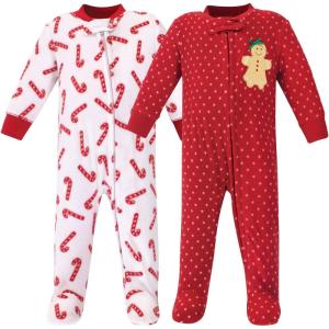imageHudson Baby Unisex Baby Fleece Sleep and PlaySugar Spice