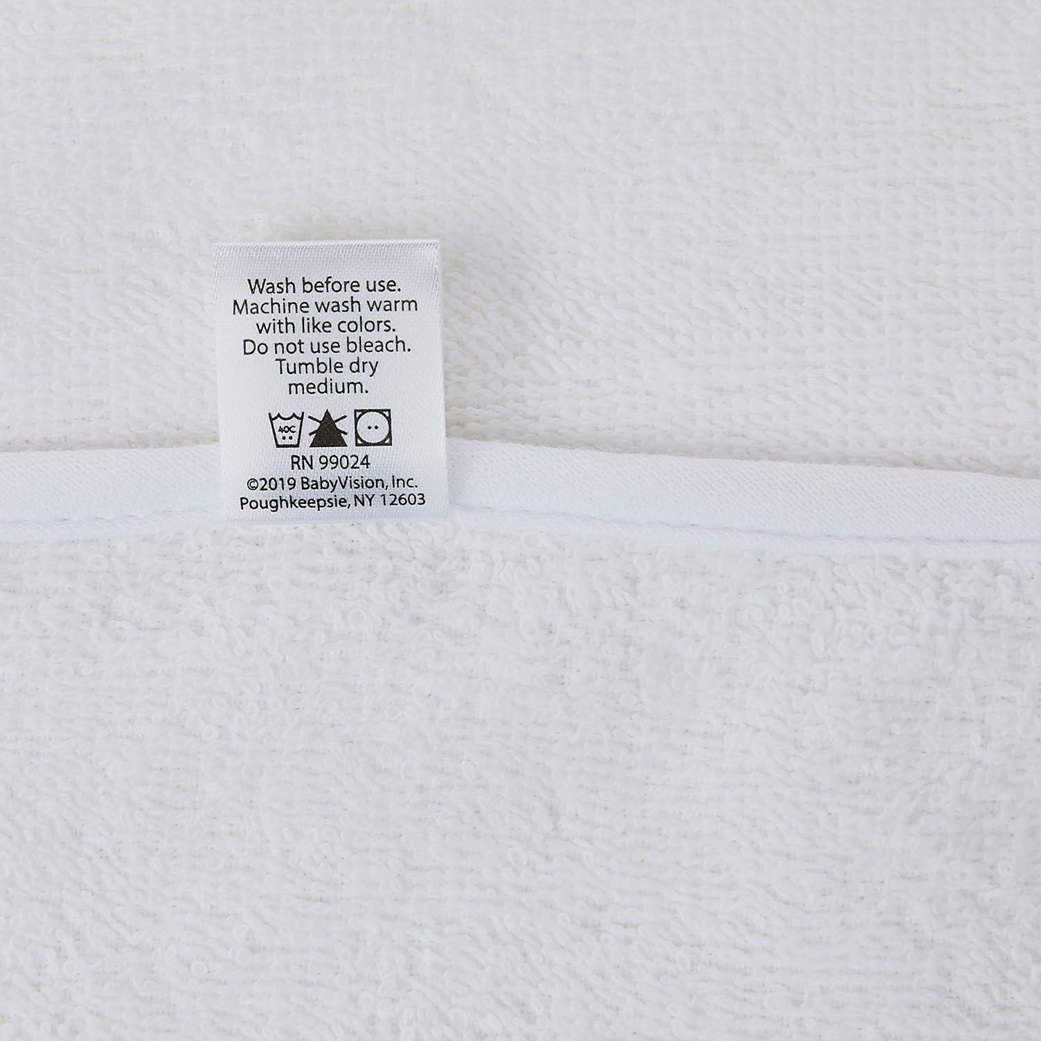 imageHudson Baby Unisex Baby Cotton Animal Face Hooded Towel Chic Bunny One SizeMulticolor Unicorn