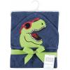 imageHudson Baby Unisex Baby Cotton Animal Face Hooded Towel Chic Bunny One SizeCool Dino