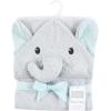 imageHudson Baby Unisex Baby Cotton Animal Face Hooded Towel Chic Bunny One SizeDreamy Elephant