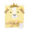 imageHudson Baby Unisex Baby Cotton Animal Face Hooded Towel Chic Bunny One SizeKing Lion