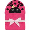 imageHudson Baby Unisex Baby Cotton Animal Face Hooded Towel Chic Bunny One SizeLadybug
