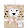 imageHudson Baby Unisex Baby Cotton Animal Face Hooded Towel Chic Bunny One SizeLeopard