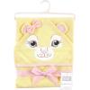 imageHudson Baby Unisex Baby Cotton Animal Face Hooded Towel Chic Bunny One SizeLion Girl