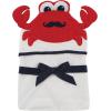 imageHudson Baby Unisex Baby Cotton Animal Face Hooded Towel Chic Bunny One SizeMr Crab