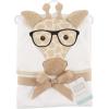 imageHudson Baby Unisex Baby Cotton Animal Face Hooded Towel Chic Bunny One SizeNerdy Giraffe