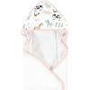 imageHudson Baby Unisex Baby Cotton Animal Face Hooded Towel Chic Bunny One SizePig 2pack