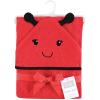 imageHudson Baby Unisex Baby Cotton Animal Face Hooded Towel Chic Bunny One SizeRed Ladybug