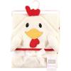 imageHudson Baby Unisex Baby Cotton Animal Face Hooded Towel Chic Bunny One SizeRooster