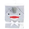 imageHudson Baby Unisex Baby Cotton Animal Face Hooded Towel Chic Bunny One SizeShark